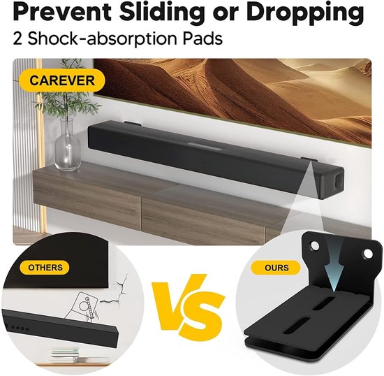 Solidchoice - Universele Soundbar Wandbeugel voor Ruimtebesparing van Solidchoice — afbeelding 2