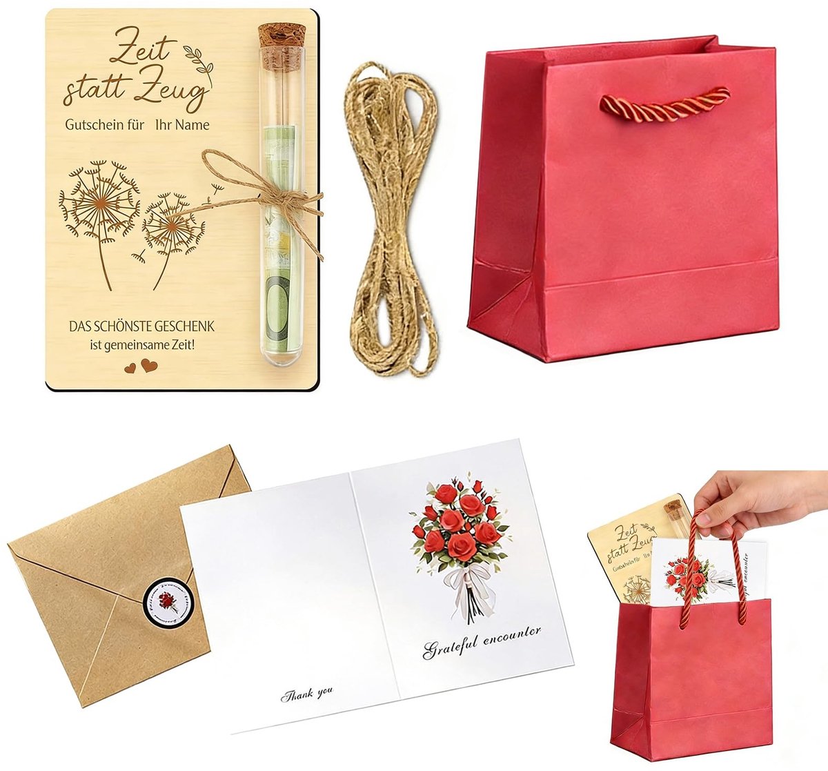 Solidchoice - Houten Geschenkdoos voor Geldcadeaus