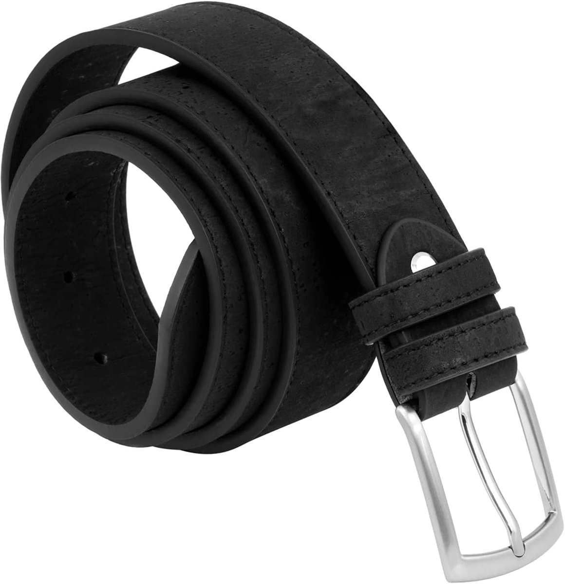 Corken herenriem - vegan leer - met metalen gesp - duurzaam en stijlvol - ShopVlot