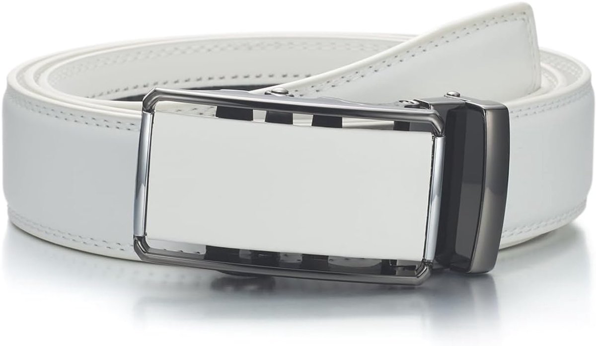 Leren riem zonder gaten 3,5 cm - automatische gesp - stijlvol en comfortabel - ShopVlot