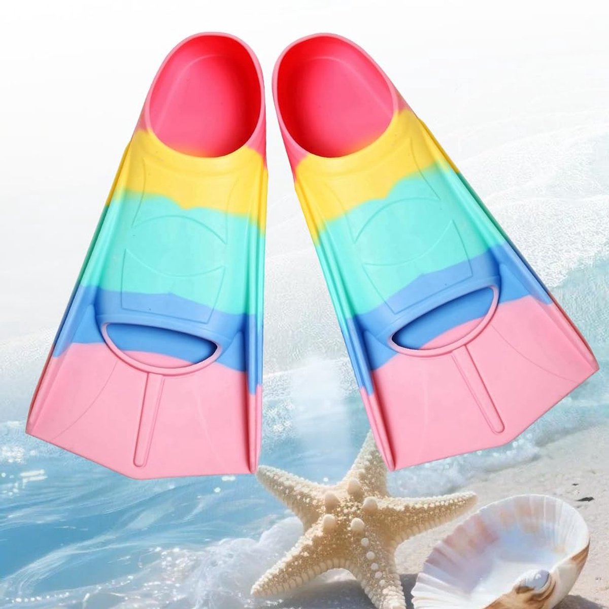 Solidchoice - Kinderzwemvinnen van Siliconen voor Beginners en Snorkelen
