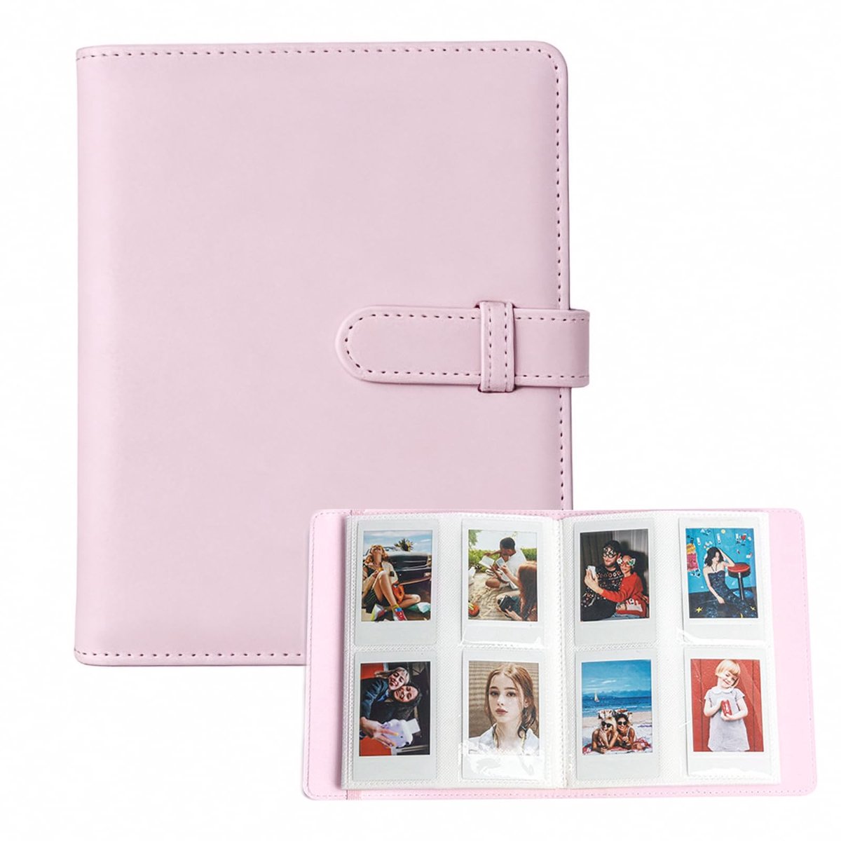 Solidchoice - Mini Fotoalbum met 256 Compartimenten voor Directe Foto's