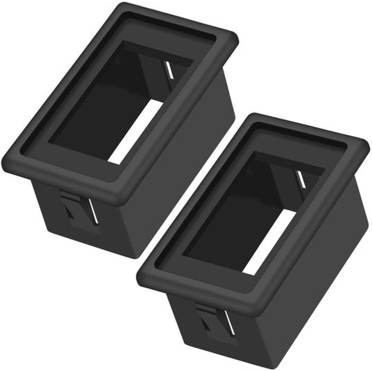 Rocker Switch Panel - Universele Behuizing - Zwart - Geschikt voor voertuigen - 4x4, SUV, Boot