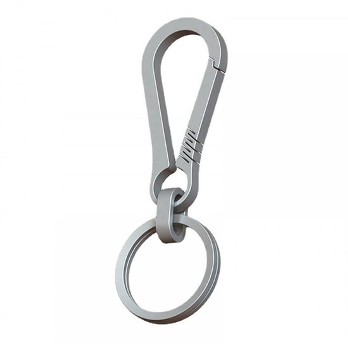 Sleutelhouder Lichtgewicht - Sleutelhanger Roestvrij Staal - Karabijnhaak Clip - EDC Sleutelhanger - Organiseren Autosleutels - Hoge Kwaliteit Titanium Legering
