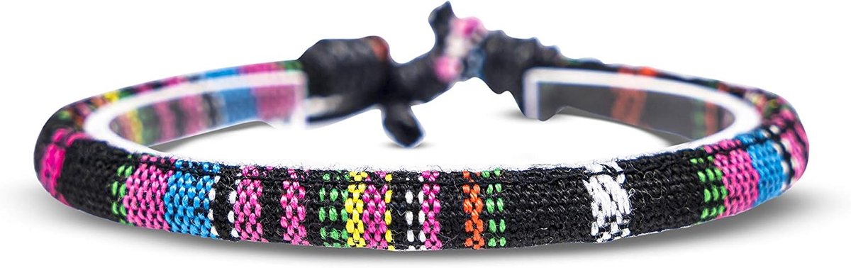 Anklet vrouwen boho etno - voetbalketting - katoen - festival stijl - ShopVlot