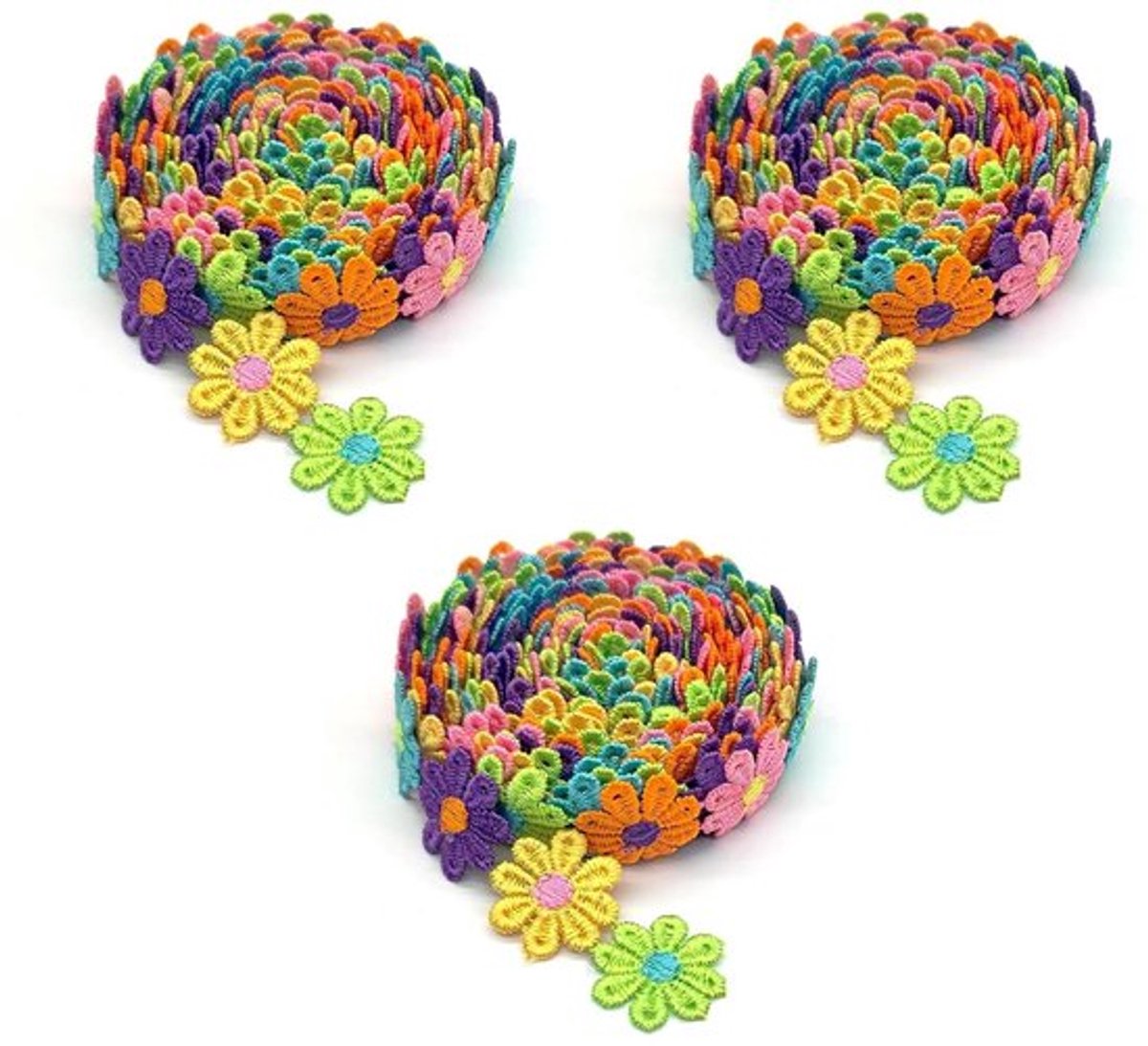 Bloemenlint 2,5 cm - Decoratielint - Polyester - Scheurvast - Duurzaam - Geschikt voor feesten en bruiloften