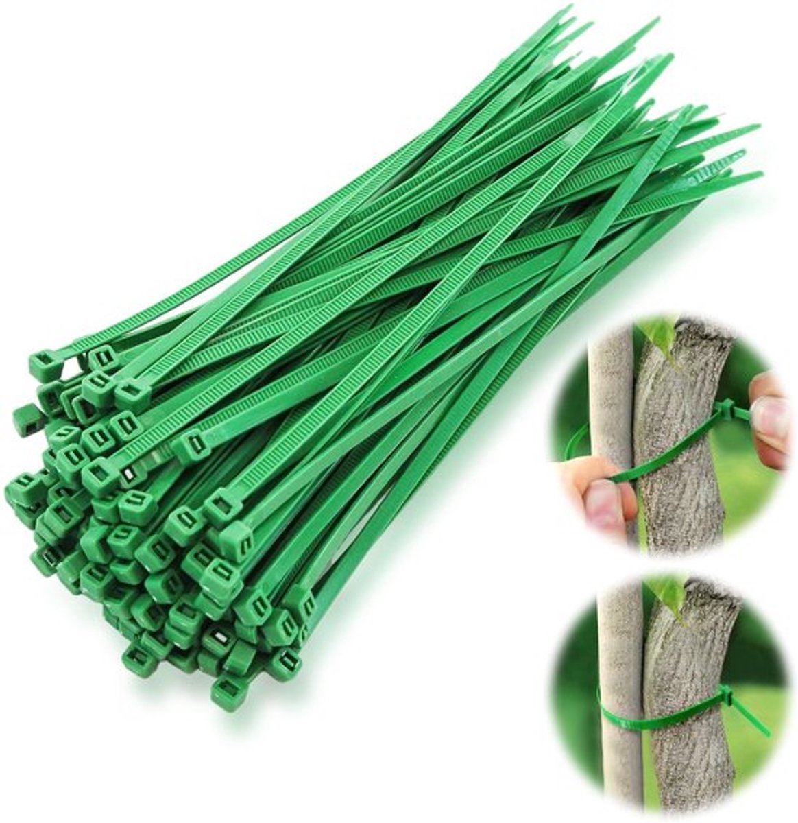 Kabelbinders 100pcs - Herbruikbaar - Verstelbaar - Zelfsluitend - Multifunctioneel - Nylon 66 materiaal - Plantbinders