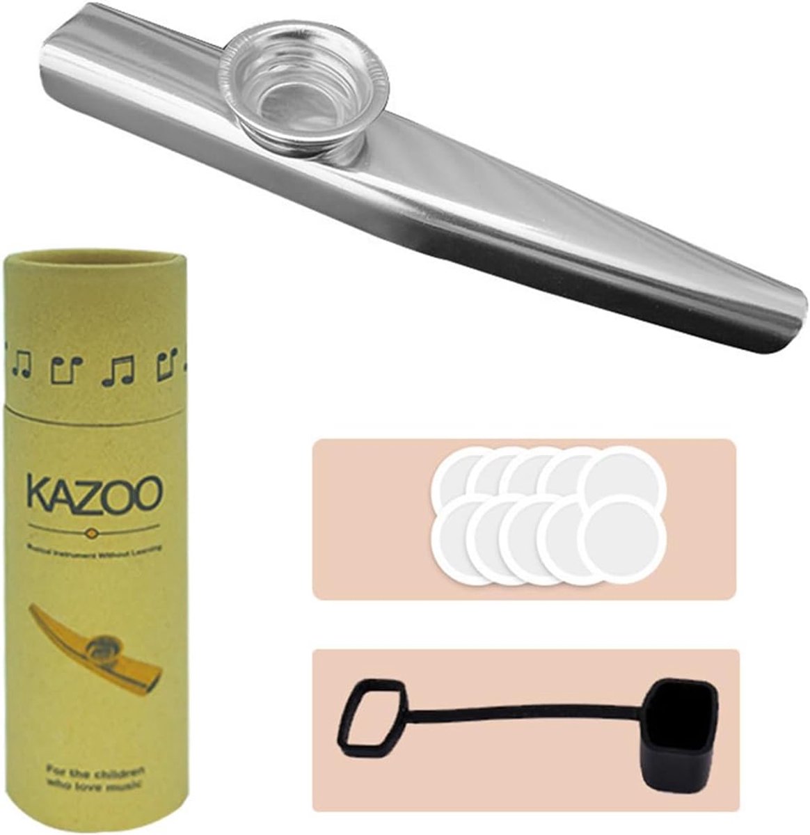 1 x Kazoo Instrument Silver - ShopVlot