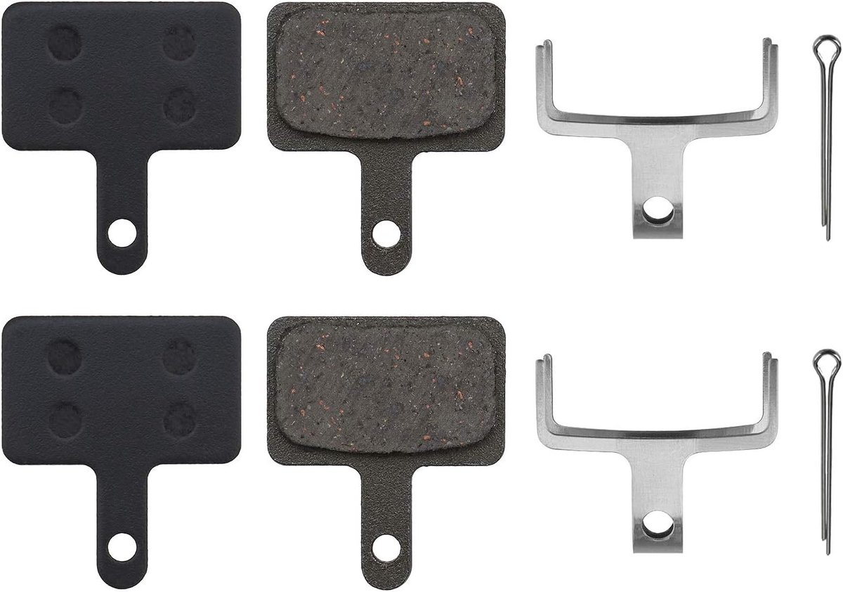 2 Pairs Replacement Disc Brake Pads Resin Semi-Metallic For Tektro A10.11 E10.11 P20.11 Aquila Auriga Orion Draco - ShopVlot