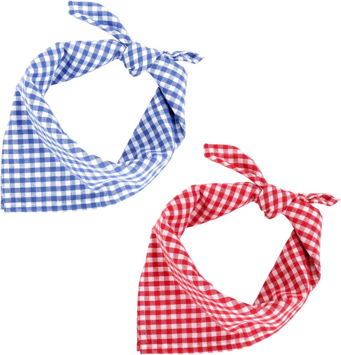 Oktoberfest Sjaal 50 x 50 cm - Hoge kwaliteit katoen - Geruite stijl - Perfect voor festivals - ShopVlot