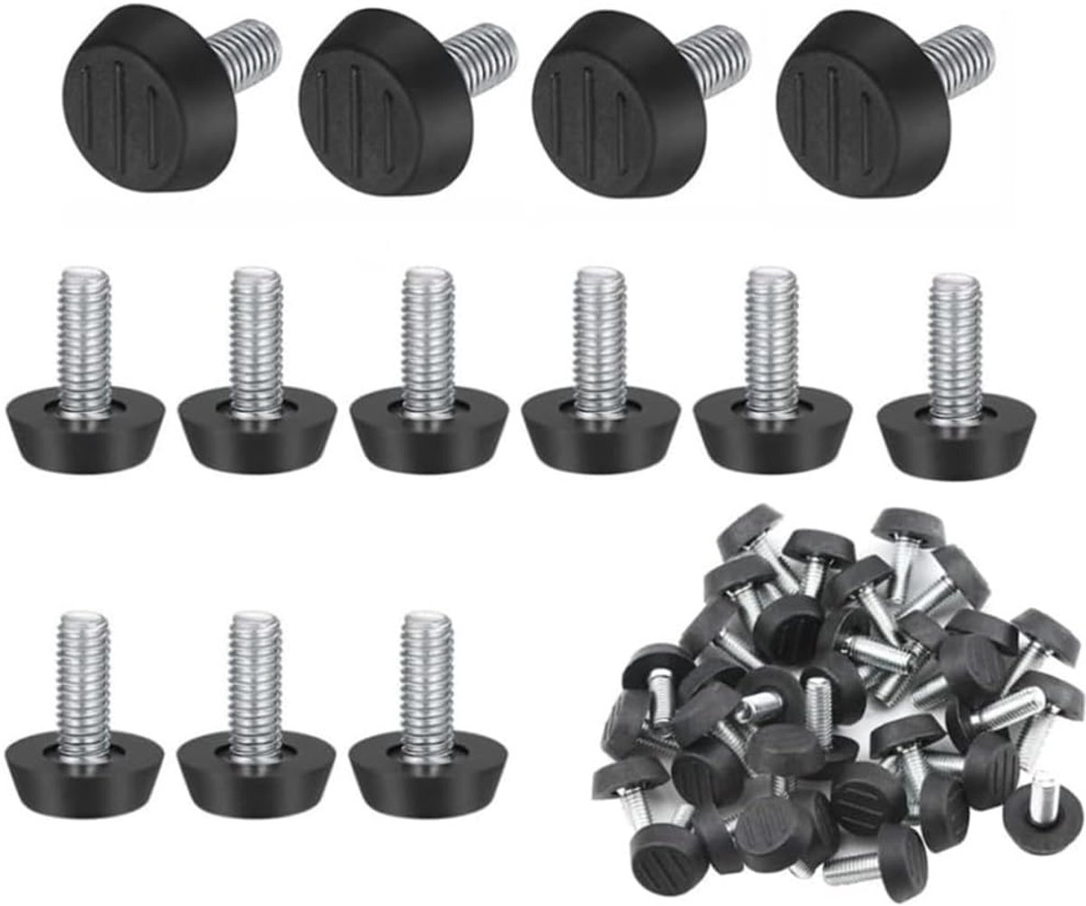 Verstelbare meubelpoten M8 x 25 mm - 45 stuks - Schroefpoten - Perfect voor meubels - ShopVlot