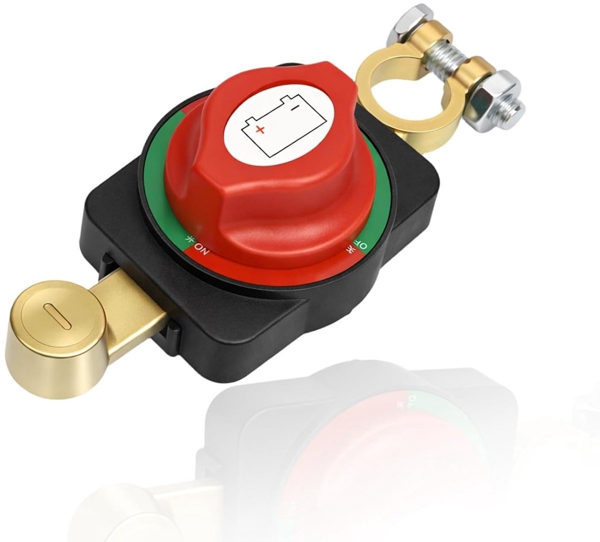 12 V accu scheidingsschakelaar - waterdicht - robuuste uitvoering - veilig energiebeheer - ShopVlot