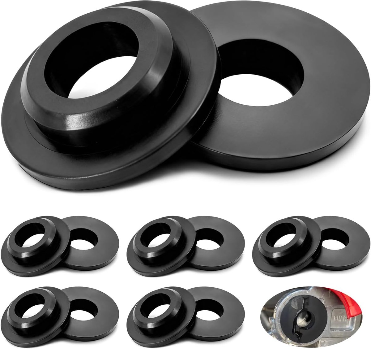 Clutch seals set 12 stuks - rubber - voor dubbel lijns remsysteem - voorkomt lekkage - ShopVlot