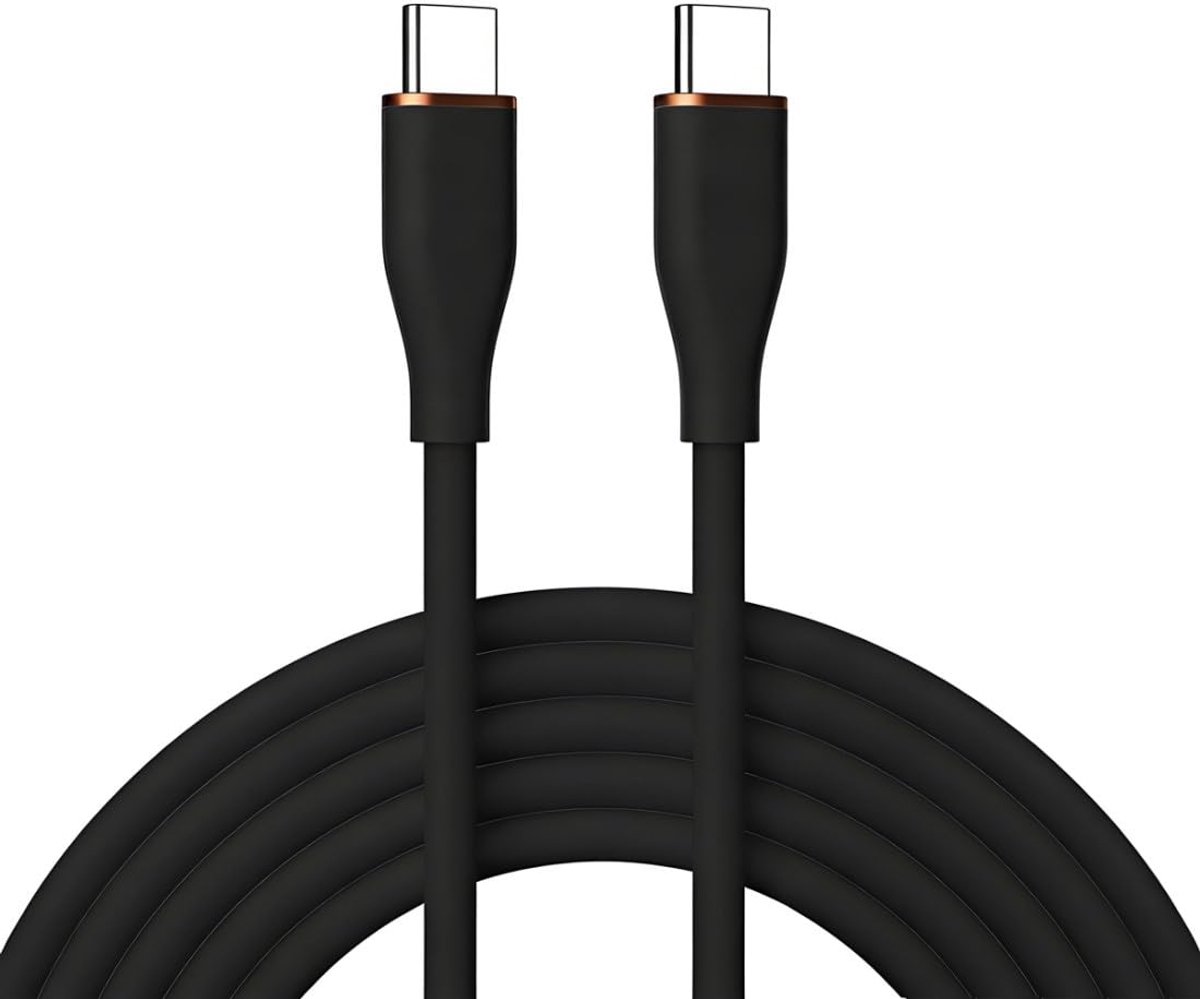 USB C naar C kabel 2M - siliconen - 65W snelladen - snelle dataoverdracht tot 480Mbps - ShopVlot