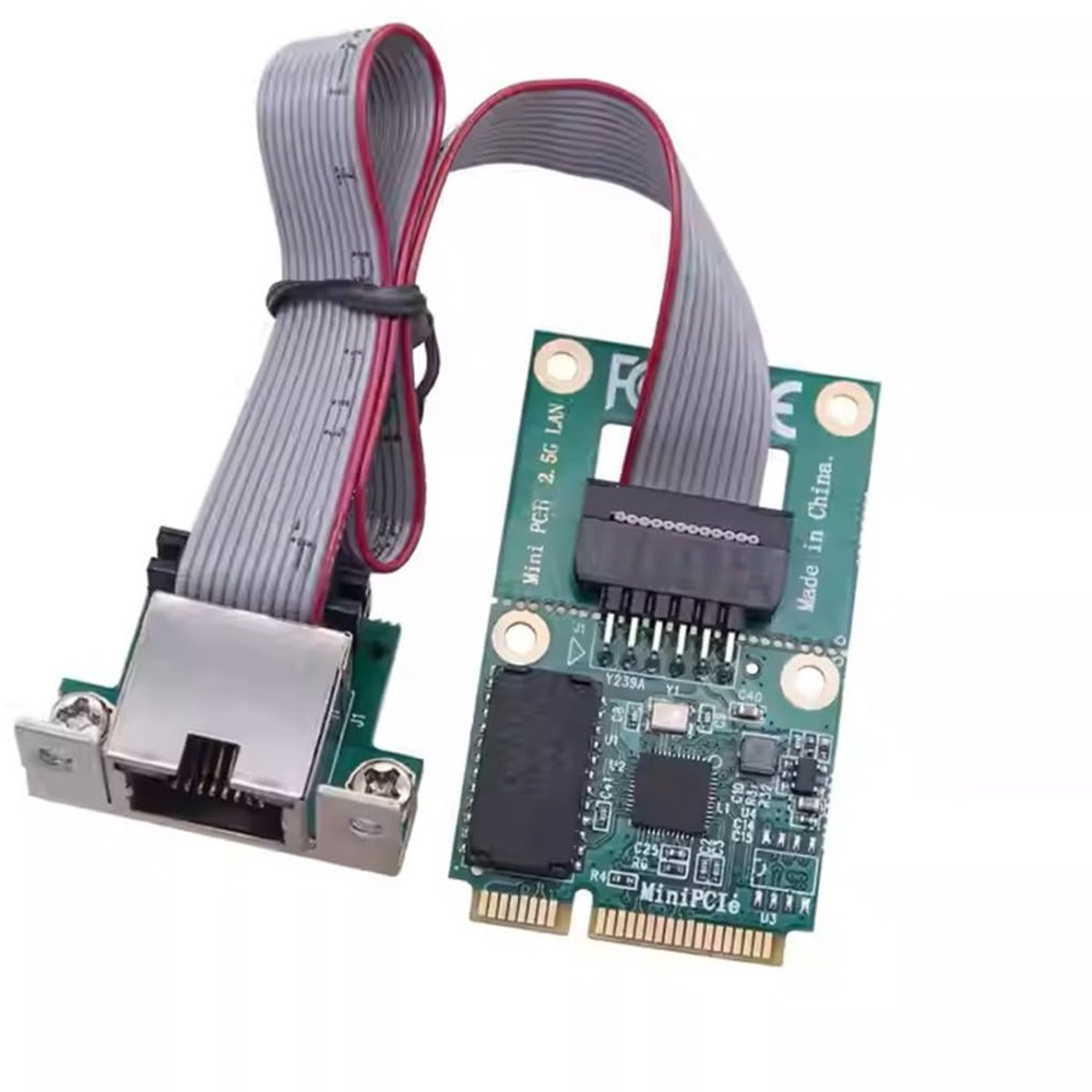 Netwerkadapter 2.5G Gigabit Ethernet - Mini PCI-E - Voor Windows/Linux/MacOS - Snelle bestandsoverdracht - ShopVlot