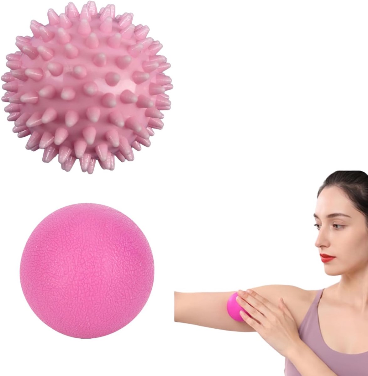 Massageballen 6 cm - Kleine fascia-bal - Spierontspanning - Verlichting van rugpijn en voeten - ShopVlot