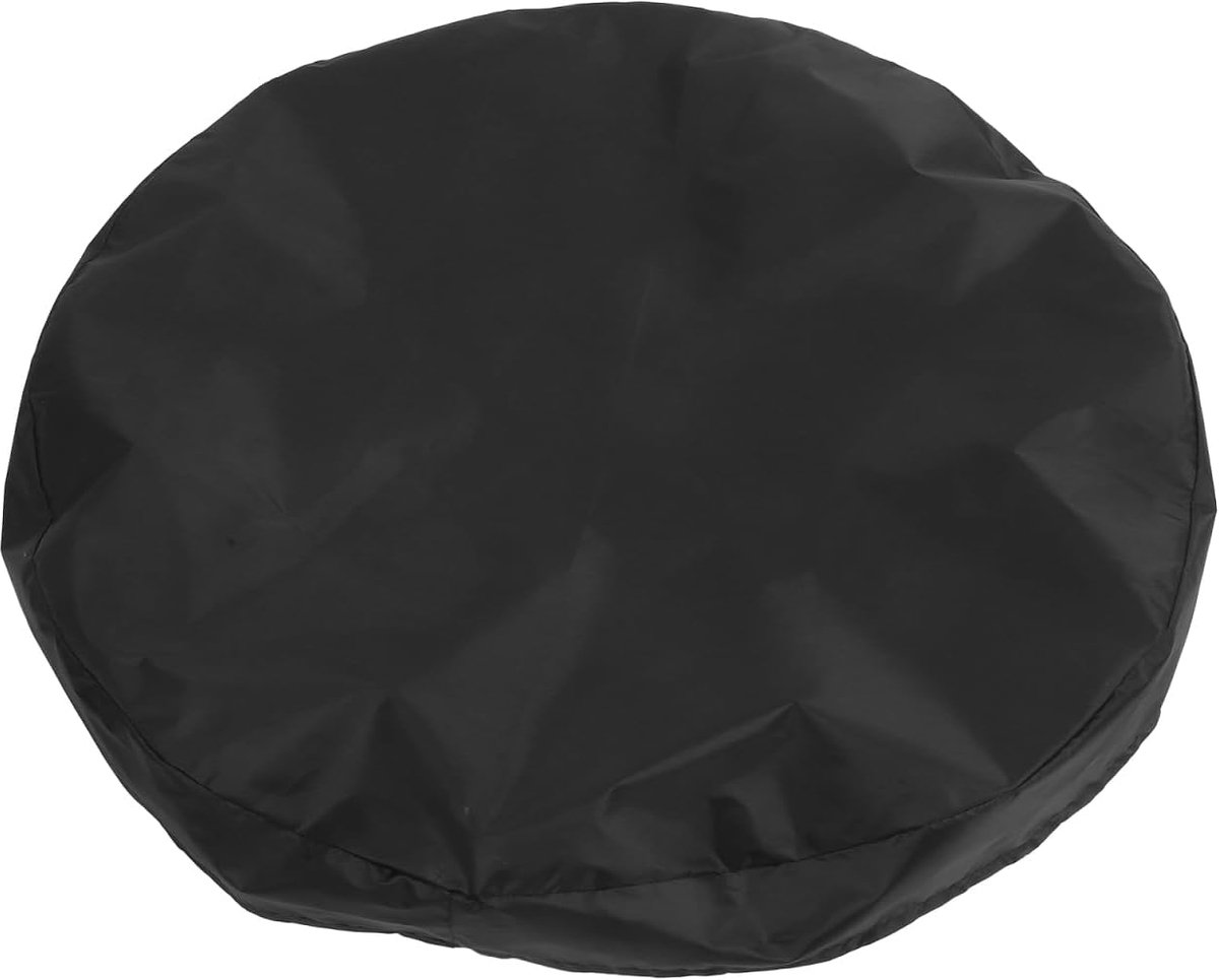 Angoily Ronde haardafdekking 100 cm van weerbestendig Oxford-weefsel voor tuintafels outdoor beschermhoes met - ShopVlot