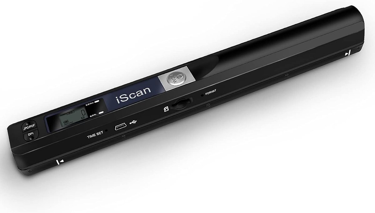 Portable Document Scanner, Portable Document Scanner, 900 dpi, Portable Resolution, iScan Document Image Scanner - ShopVlot