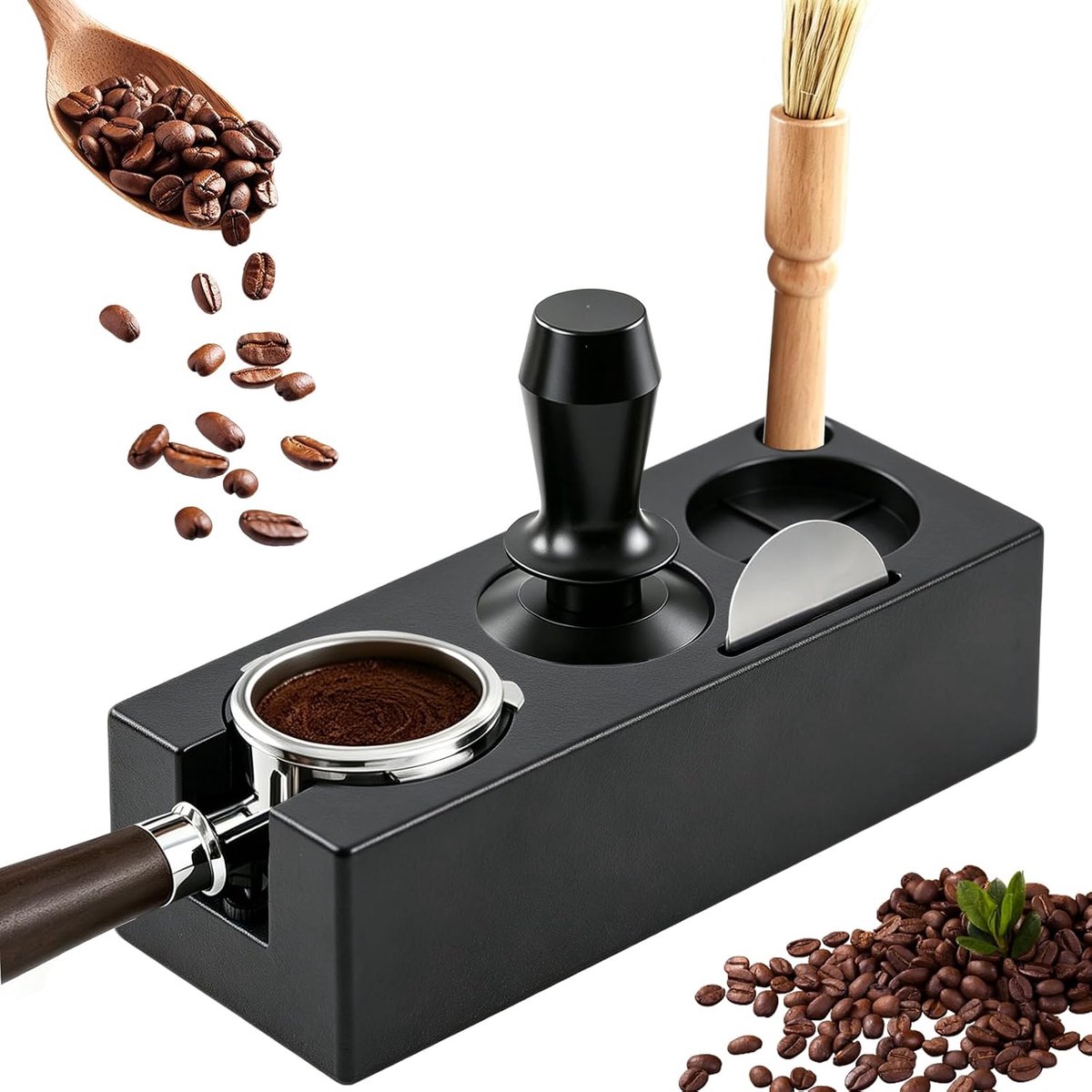 Koffie tamperstation 51/54/58 mm voor koffiezetapparaat Barista accessoires - ShopVlot