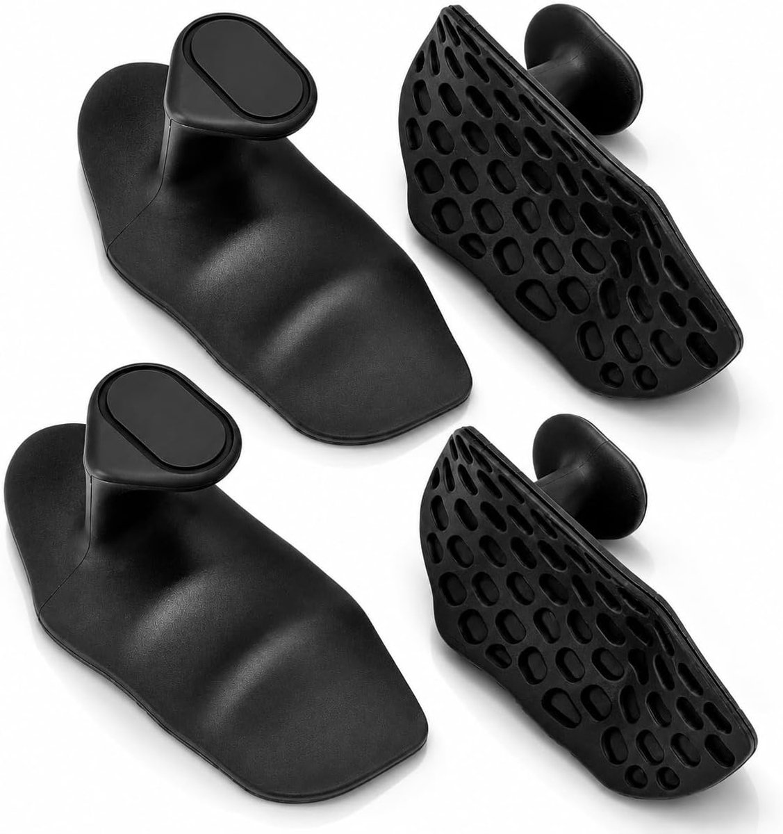 2 paar handgrepen voor gewichtheffen, ergonomisch en ademend, beschermen de handen, antislip handgrepen voor - ShopVlot