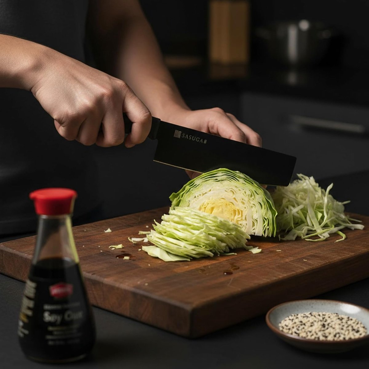 Japanese Nakiri vegetable knife 165 mm – Made in Japan - Molybdenum vanadium stainless steel - ShopVlot