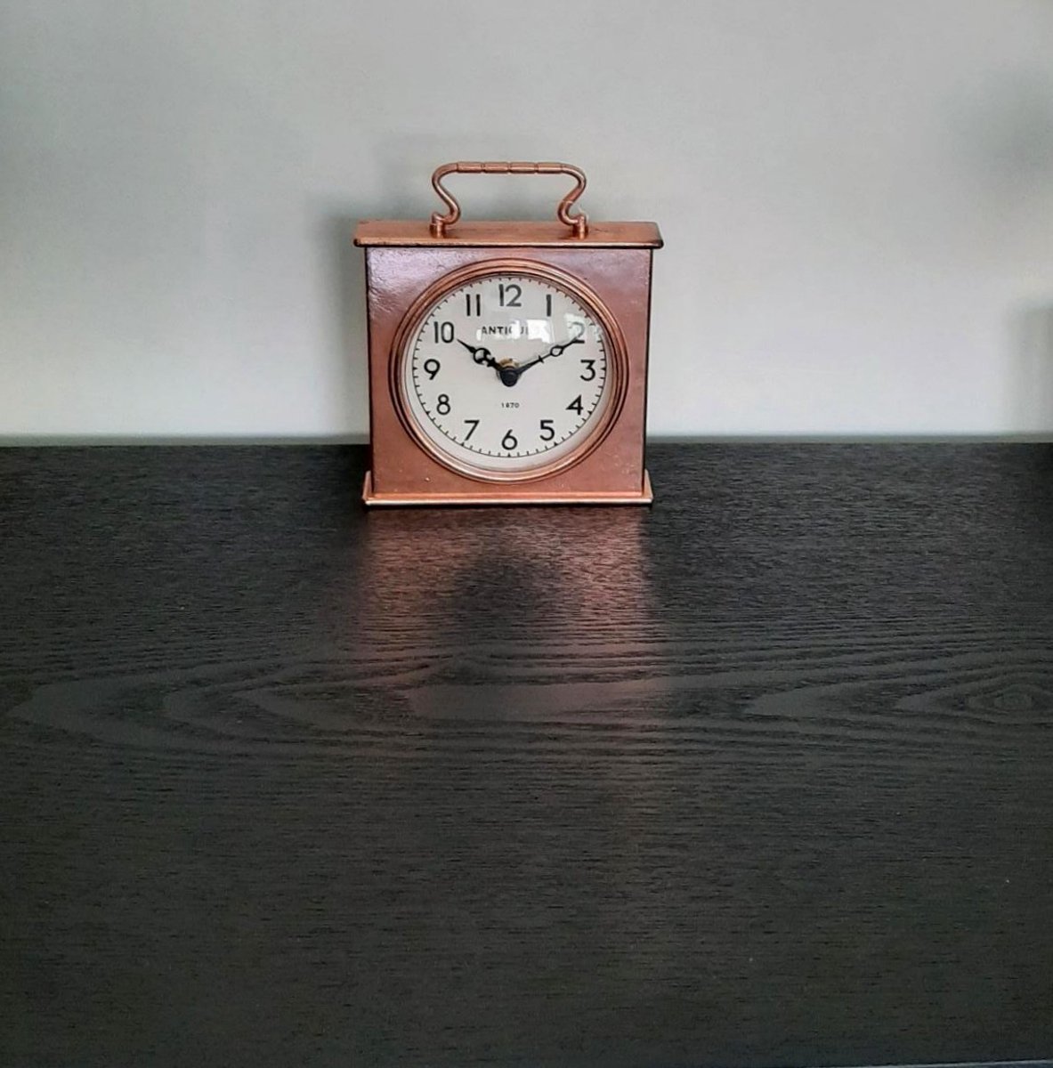 Klok staand goudkleur antiek model LAFINESSE DK