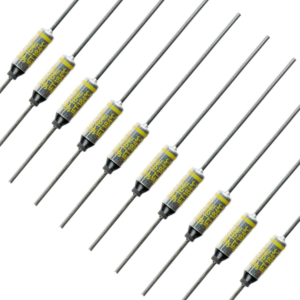 BOJACK SF184E SEFUSE 10A 250V Thermal Fuses 84°C Thermal Fuses (Pack of 10) - ShopVlot