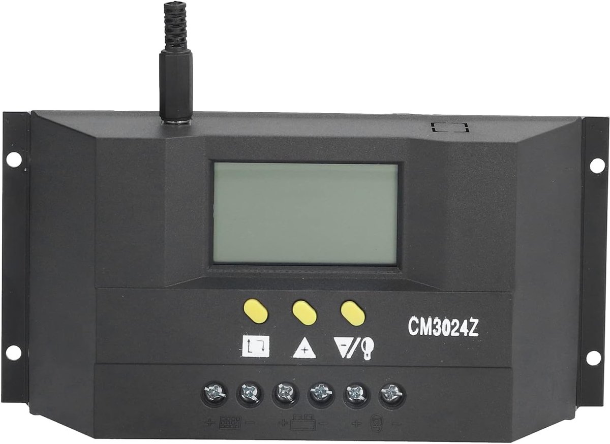 CM3024Z 30A Solar Charge Controller - LCD PWM Charge Controller Photovoltaic Controller - ShopVlot