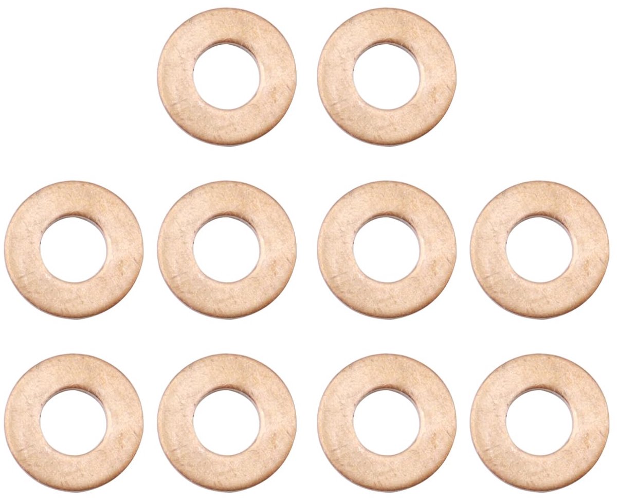 Sylen 10 stuks koperen afdichtring sluitring voor diesel F00VC17503 - ShopVlot