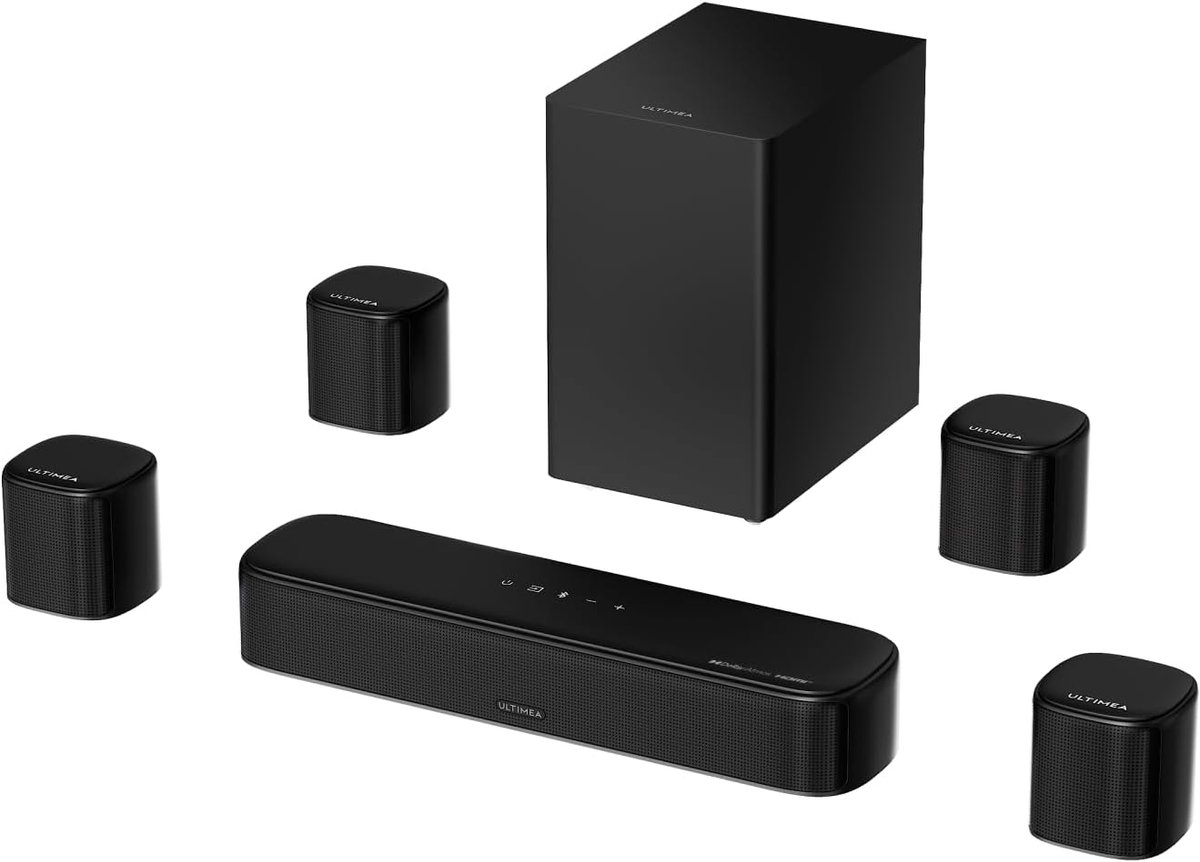 ULTIMEA Aura A60 Pro 7.1 Dolby Atmos Surround Soundbar voor tv-apparaten - ShopVlot