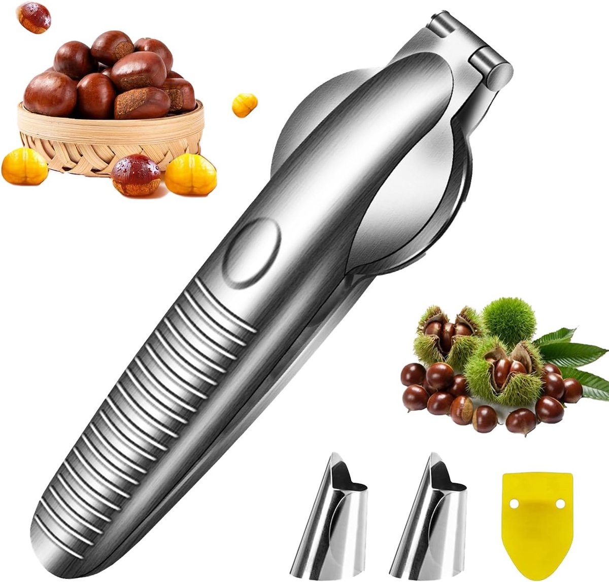 Chestnut Cutter, Chestnut Tongs, Chestnut Opener, Stainless Steel Chestnut Cutter, Chestnut Tongs, Kitchen Tools - ShopVlot