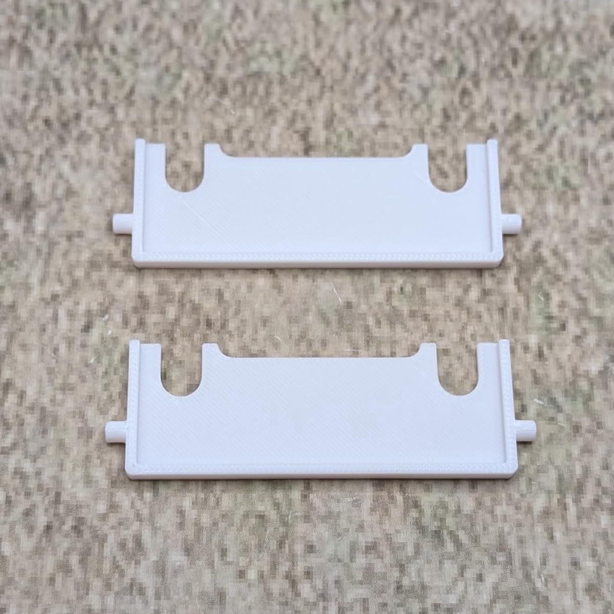 Rotation protection 2 pieces white spare part compatible with Geberit 240514001 matching with control plate Twinline - ShopVlot