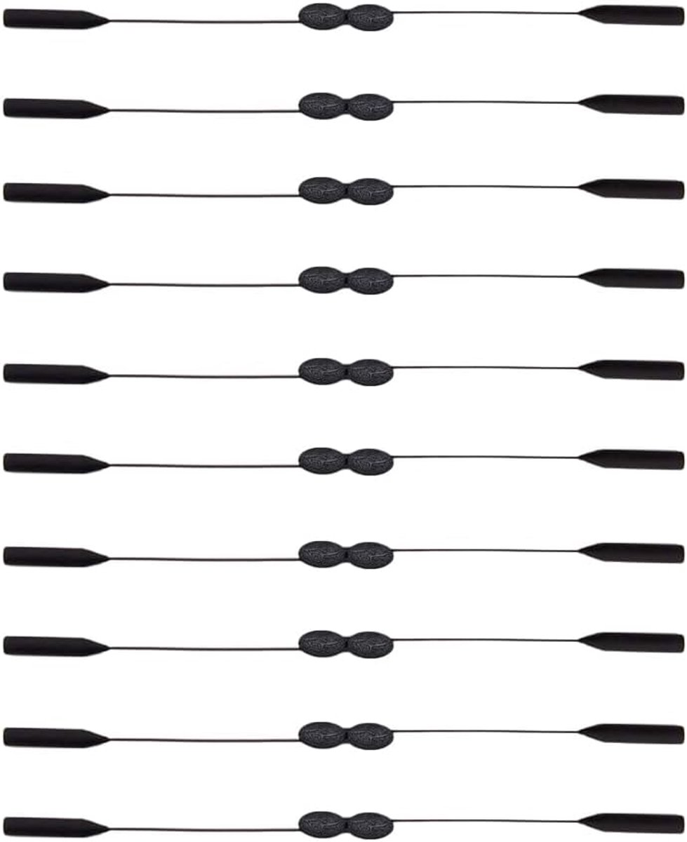 10 stuks brillenkoord, sportbrilkoord, bevestiging voor sportbrillen, brillenkoord voor heren en dames, antislip - ShopVlot