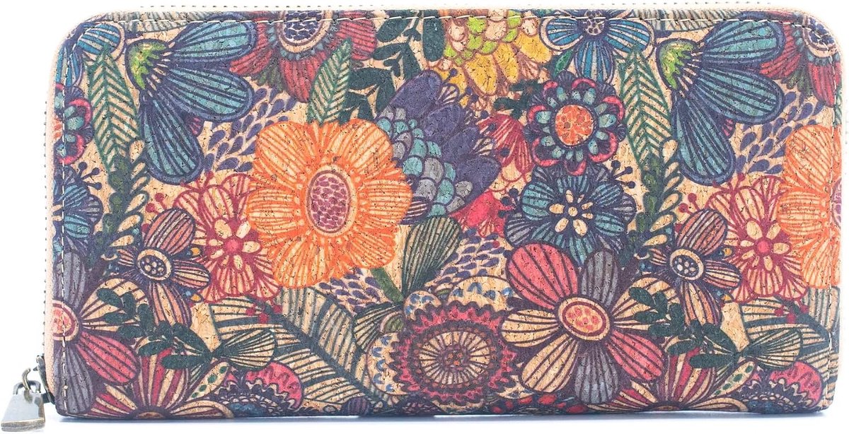 Cork wallet - Lyan portemonnee - Kurk stof - Draagt bij aan dierenwelzijn - ShopVlot