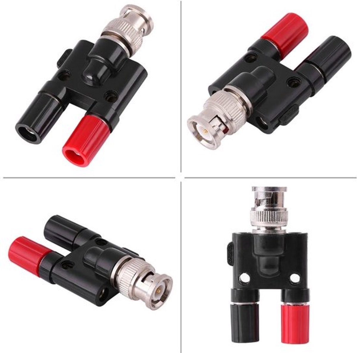 Professional HT311 Naar 4 Mm Banaanstekkeradapter - Oscilloscoop Adapter - Compact en Lichtgewicht - 50Ω Impedantie - Maximale Stroom...