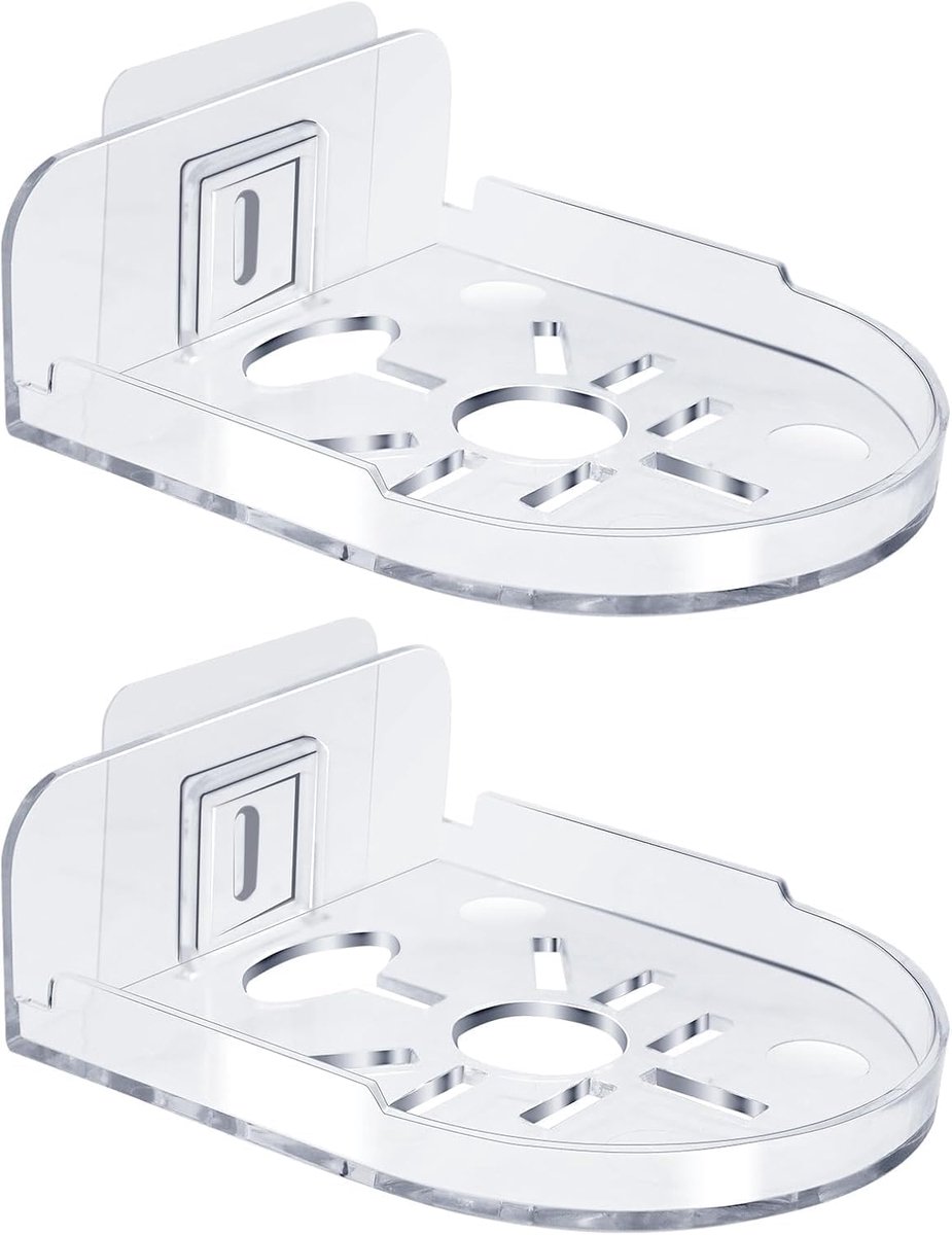 Camerahouder 2 stuks - zelfklevend - universeel - ideaal voor beveiligingscamera's en babyfoons - ShopVlot