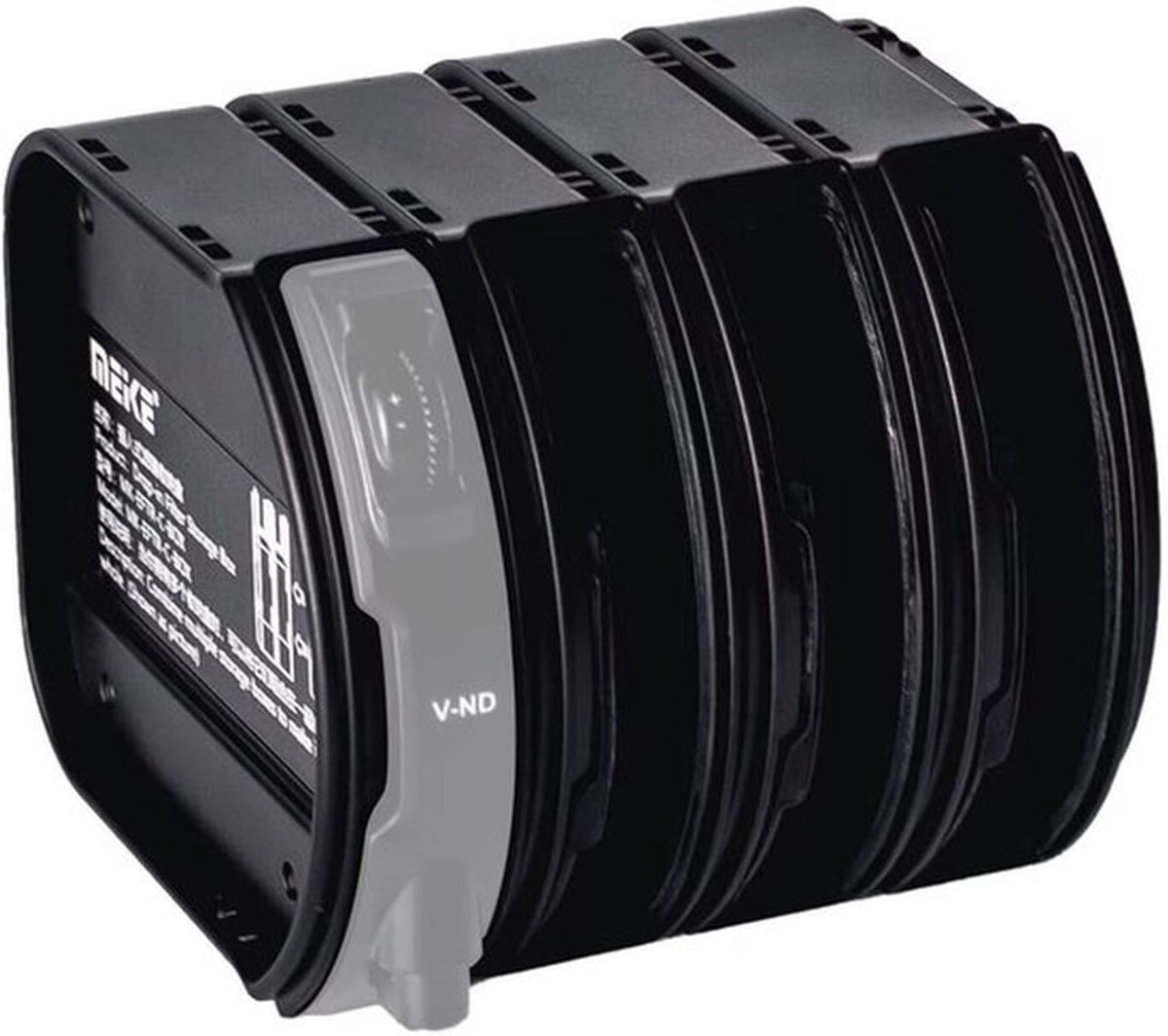 Meike EFTR-C Drop-in Filter Opbergdoos voor 4 Filters