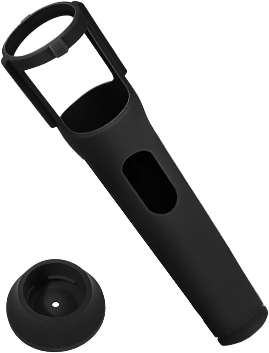 Microphone Silicone Case Compatible with JBL PartyBox Wireless Microphone Protective Case with Microphone Base, Black - ShopVlot