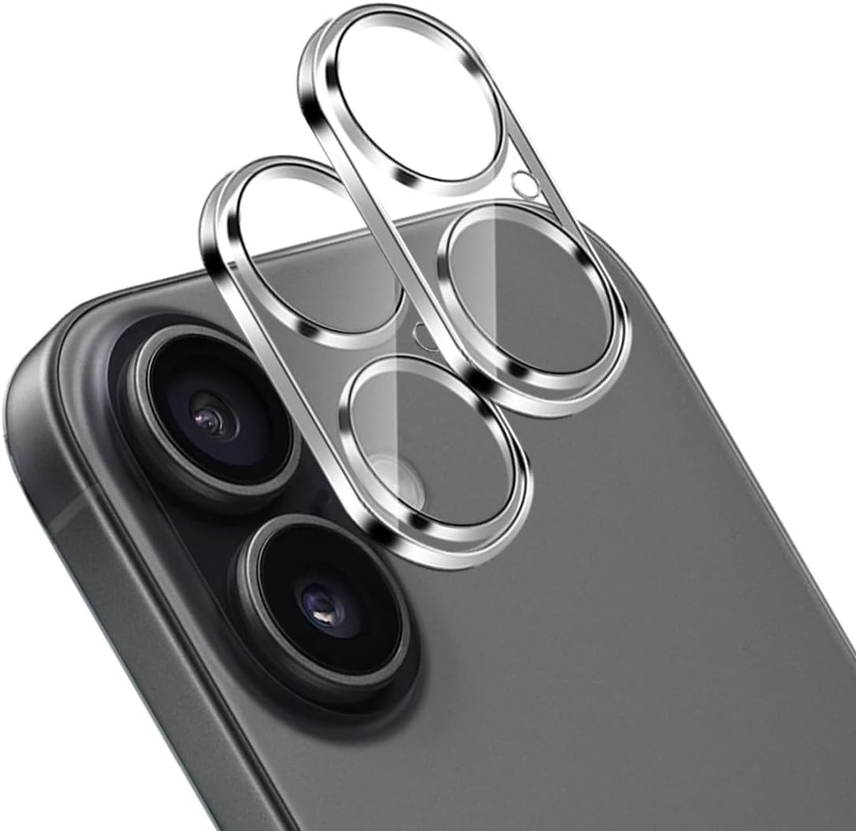 Pack of 2 camera protection, tempered glass, protective film for IP 17, 9H hardness, HD clear, anti-scratch, camera - ShopVlot