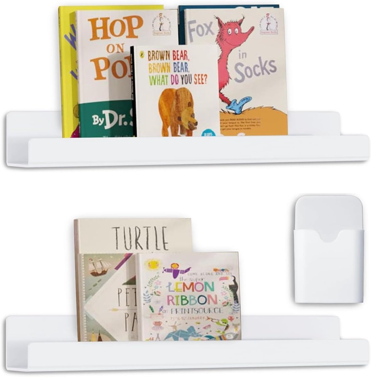 2 magnetic shelves + 1 pen box, magnetic rack, pen storage, for classroom, office, kitchen - ShopVlot