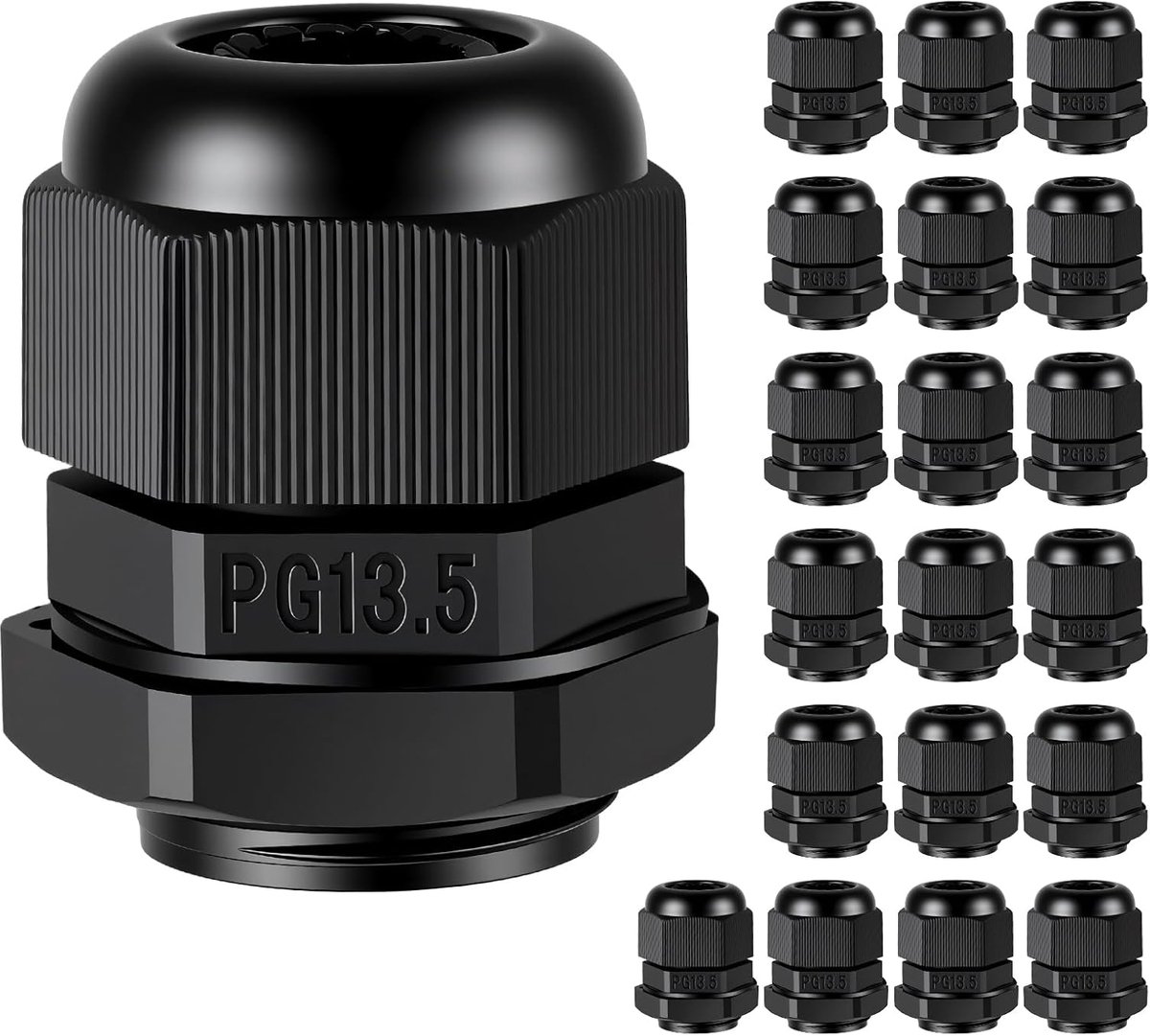 EYPINS PG13.5 Cable Screw Connection with Seals, Cable Entry, Waterproof IP68, for Outdoor, Garden, Control Cabinet - ShopVlot