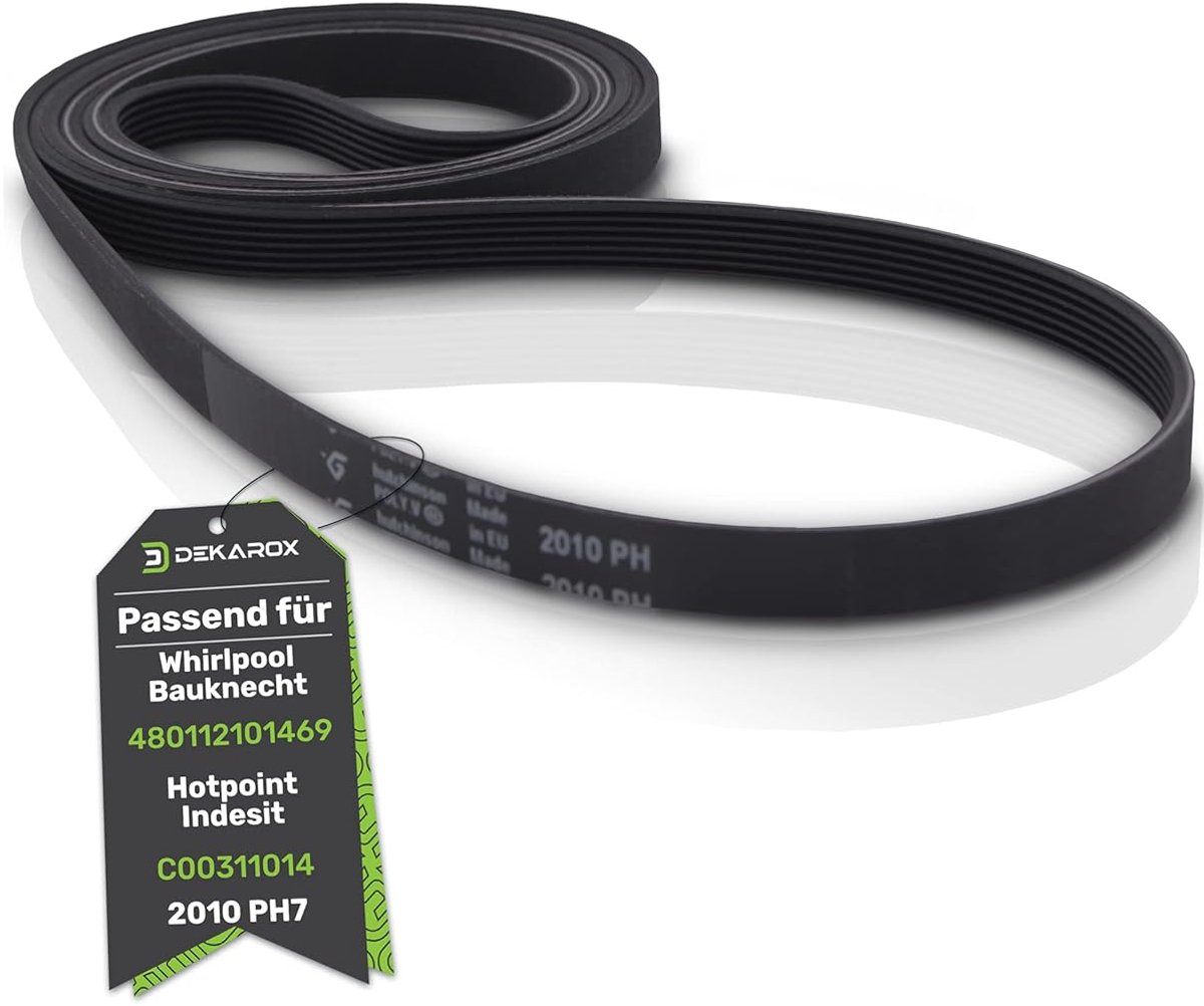 V-belt 2010 PH 7 for Whirlpool Bauknecht 480112101469 Hotpoint C00311014 V-belt belt 2010PH7 for TK AZB HSCX dryer - ShopVlot
