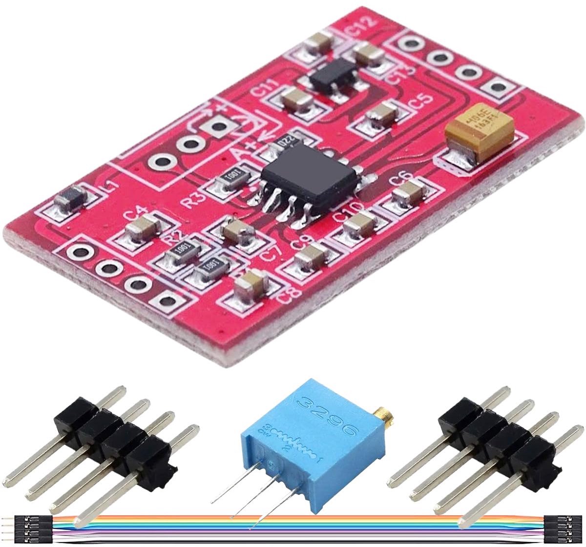 AD623 Voltage Amplifier Module, Millivolt/Microvolt, Voltage Amplifier Plate, Adjustable Magnification Instruments - ShopVlot