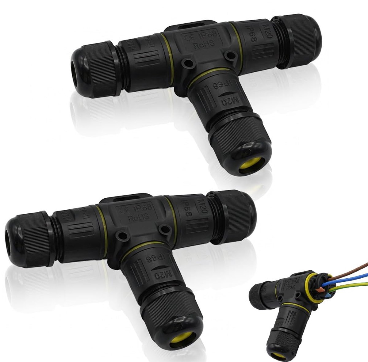 Waterdichte elektrische connector voor kabels - ShopVlot