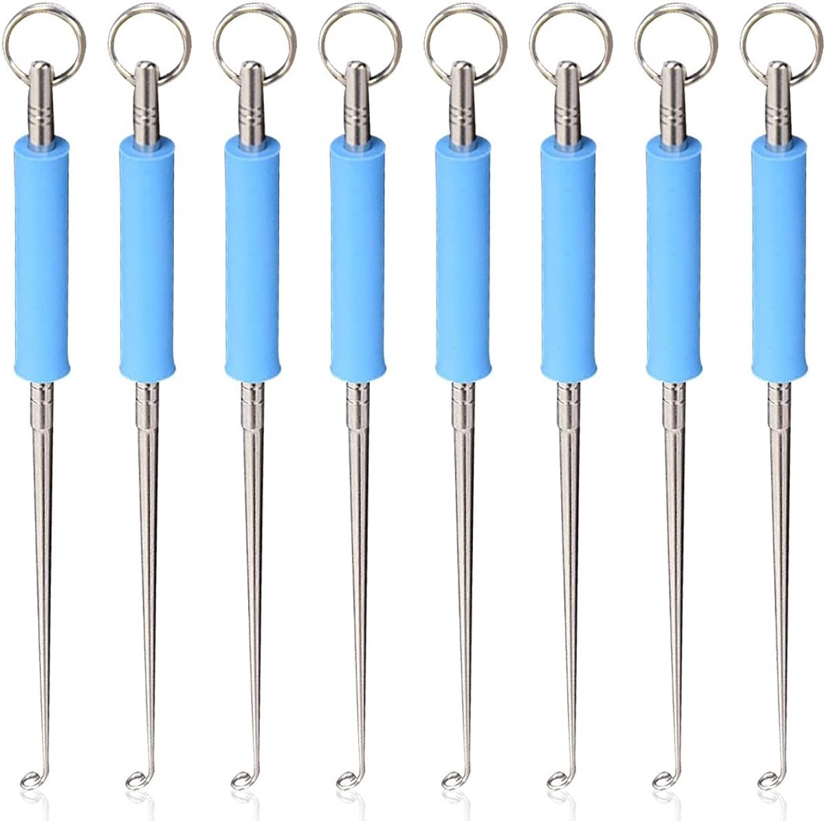 8pcs Stainless Steel Fishing Hook Out Disgorger Portable Fishing Hook Remover Hook Out Hooks Fishing Accessories - ShopVlot