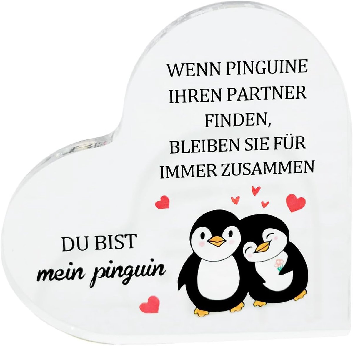 Valentijnsdagcadeau voor hem hem Ik hou van jou, cadeaus voor mannen en vrouwen, partner, hart, acrylplakker - ShopVlot