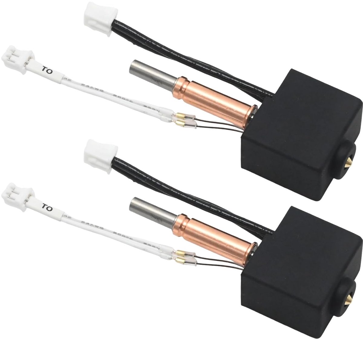2pcs 0.4mm Hotend Kit Spare Part for Anycubic Cobra 3, 0.4mm Brass Nozzle, with 24V Ceramic Heating Pattern, 3D - ShopVlot