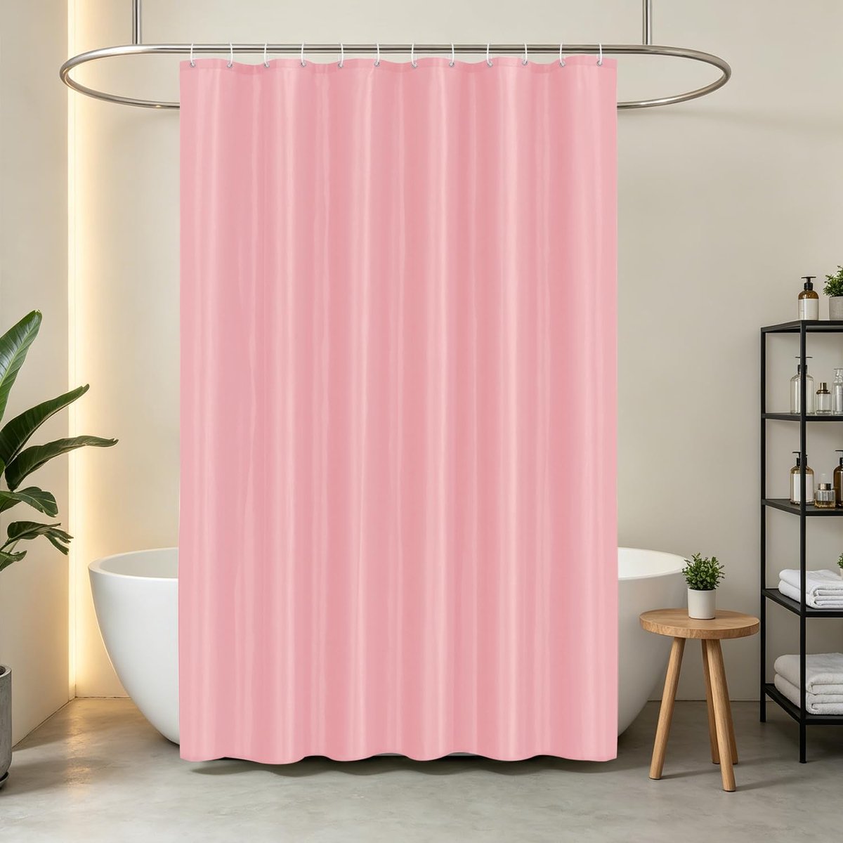 180 x 220 badgordijn, polyester textiel, douchegordijn, anti-schimmel voor badkamer, gordijn voor badkuip, douche, van - ShopVlot