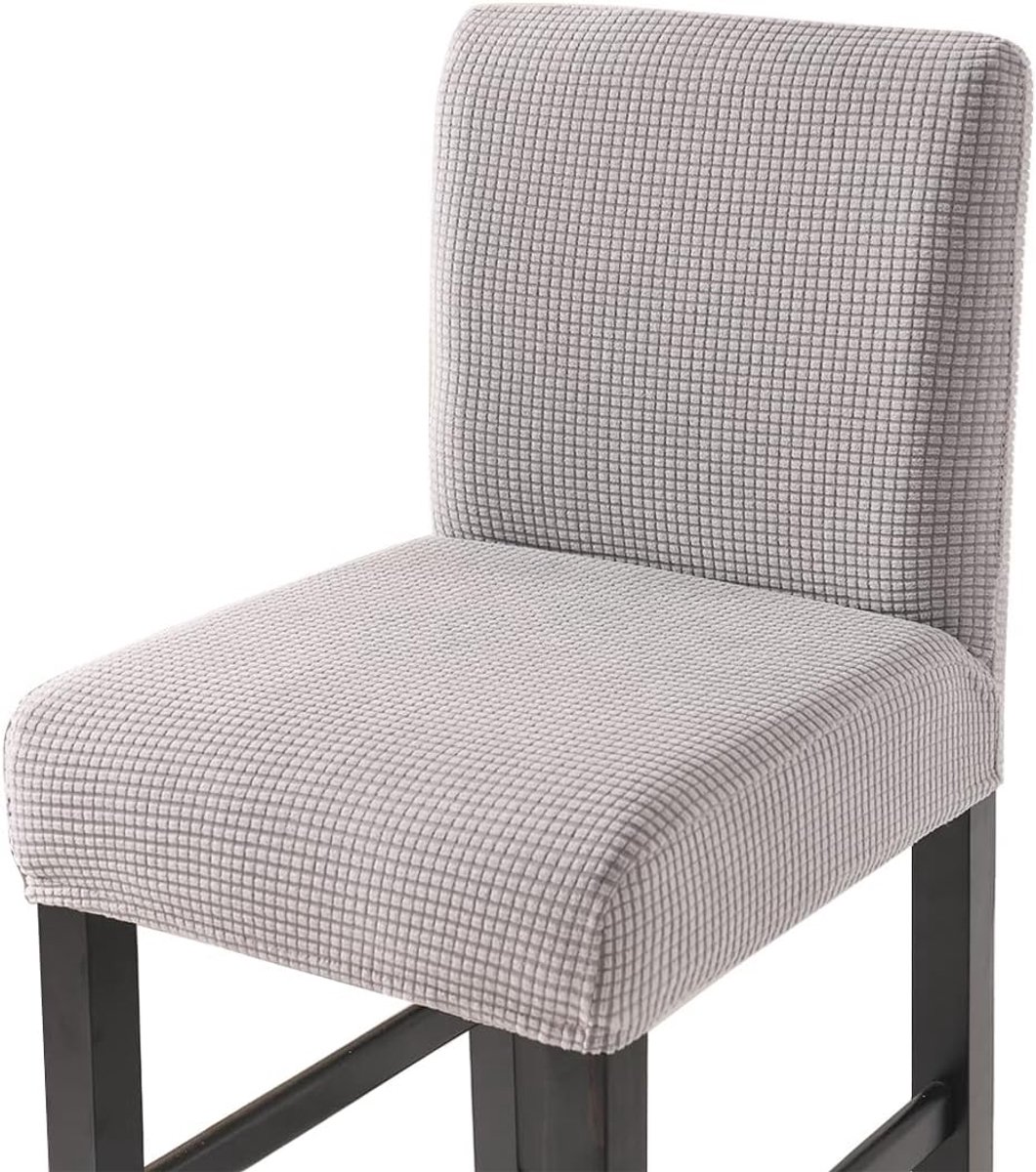 Bar Chair Covers Stretch Dining Room Chair Covers Bar Counter Stool Cover Bar Stool Covers Chair slipovers low back - ShopVlot