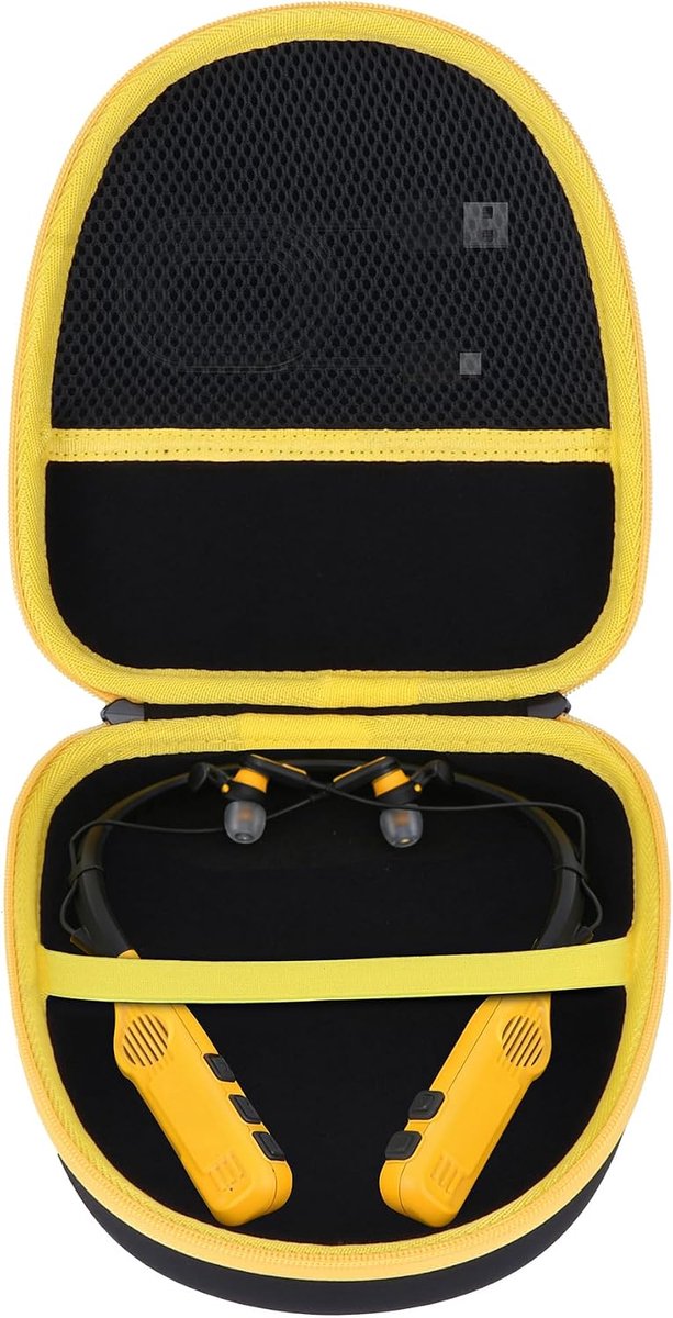 Harde Beschermhoes Compatibel met DEWALT Heavy Duty 2-in-1 Nekband Koptelefoon met Ingebouwde Luidsprekers - ShopVlot